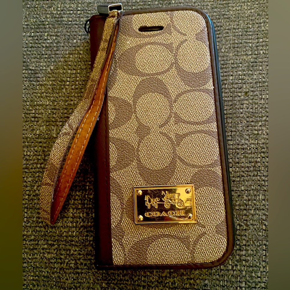 Coach IPhone 11Pro Max phone case with credit card holder
